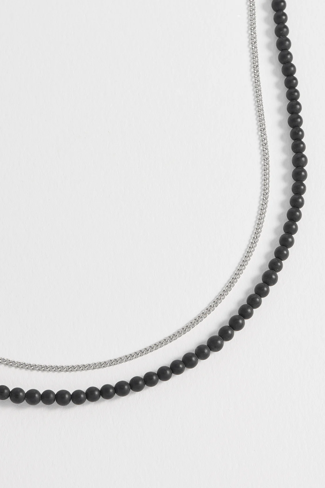 Men's Black Onyx Double Necklace - Image 6