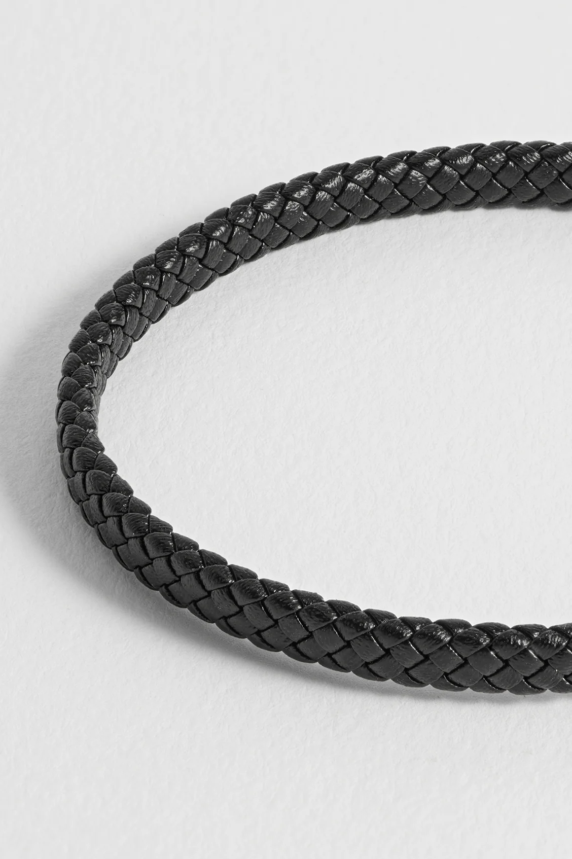 Men's Black Wrap Bracelet With Enamel Detail - Image 6