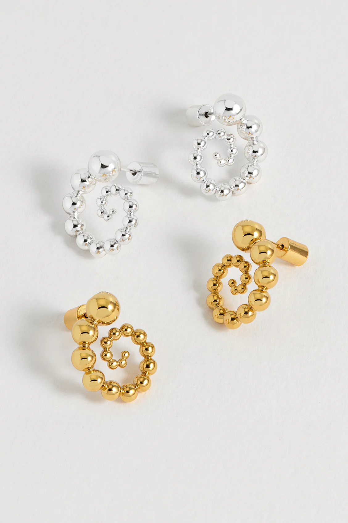 Beaded Swirl Earrings - Image 5