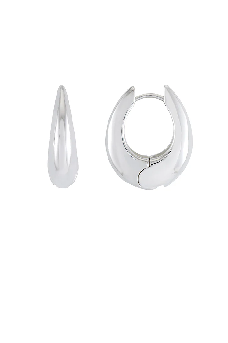 Oversized Teardrop Hoops - Image 3