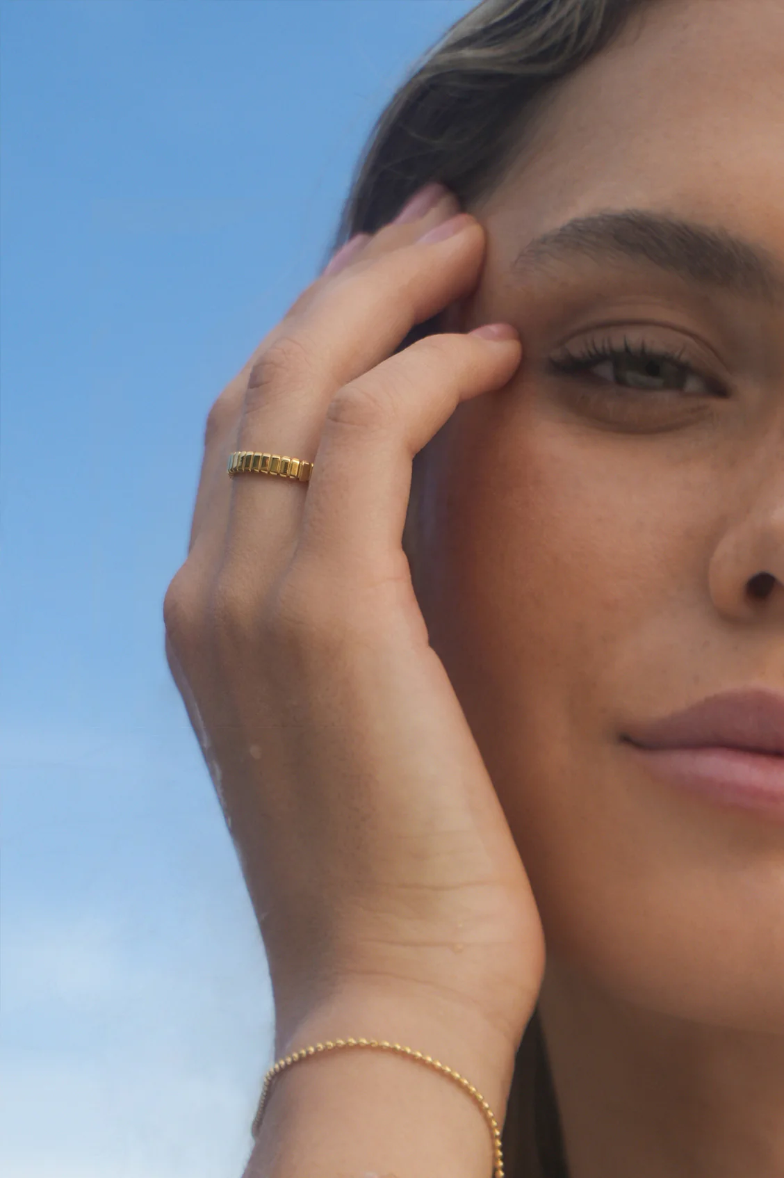 Ridged Stacking Ring - Image 2
