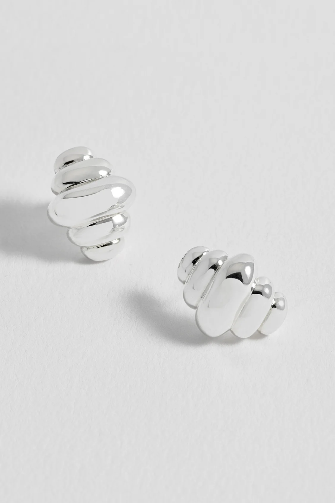 Graduating Sculptural Stud Earrings
