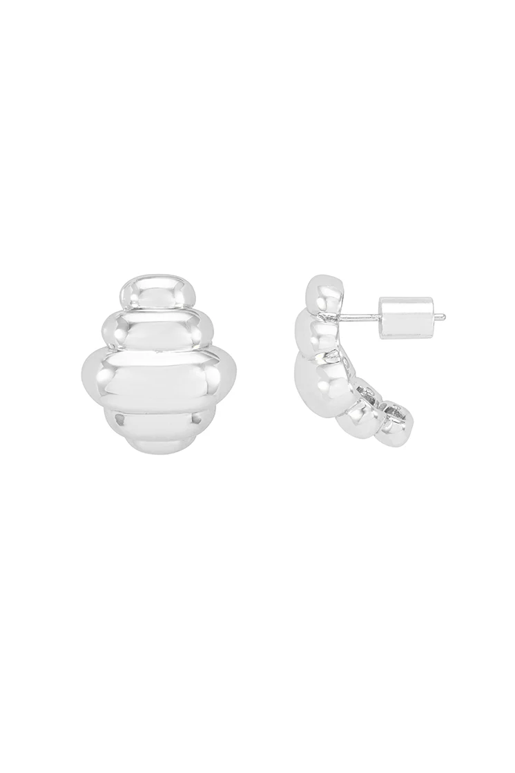 Graduating Sculptural Stud Earrings - Image 3