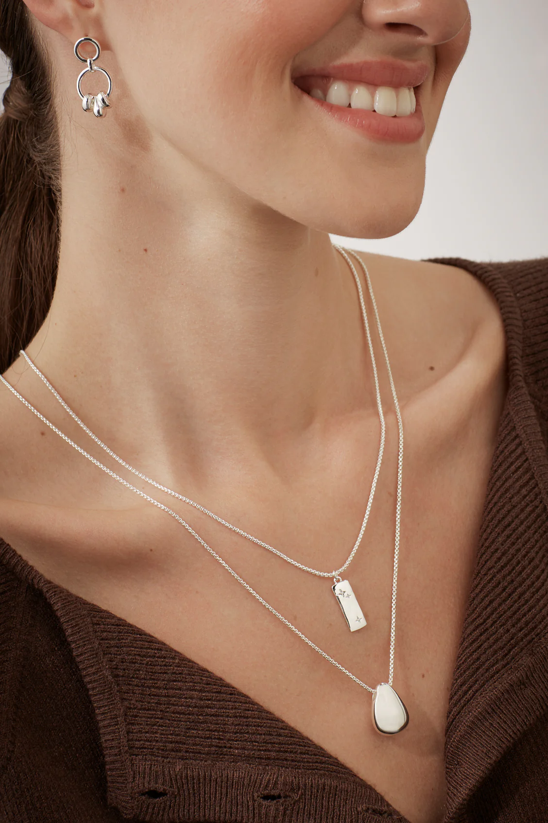 Teardrop Pendant Necklace - Image 2